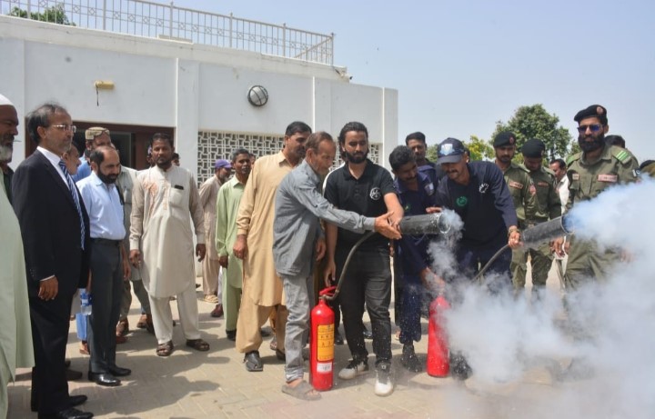 The Firefighting Training was conducted by Rescue 1122 of Sind Province for the officers and officials of Quaid-i-Azam Academy and Quaid-i-Azam Mazar Management Board on 29 September 2026.