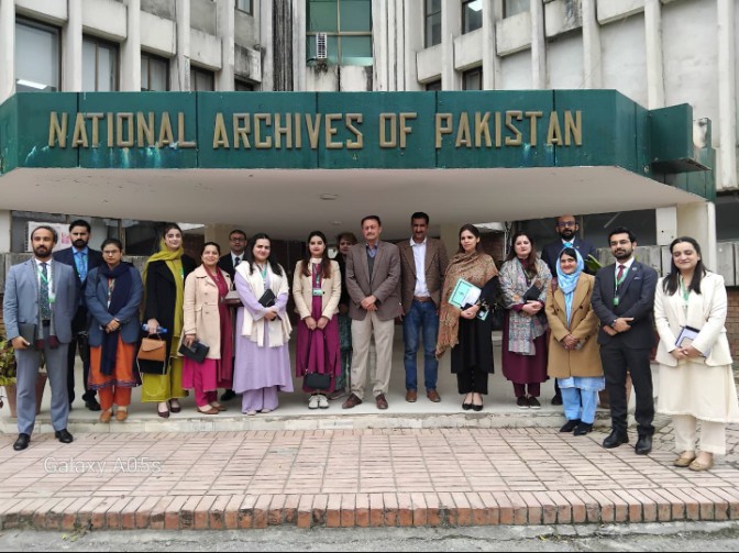 On 30 December 2025 Probationary Officers of 53rd Common Training Programme(CTP) visited Quaid-i-Azam Academy(sub-office) Islamabad. The group was briefed about mandate, working and achievements of the Academy followed by discussions on their research topics and Q & A Session.