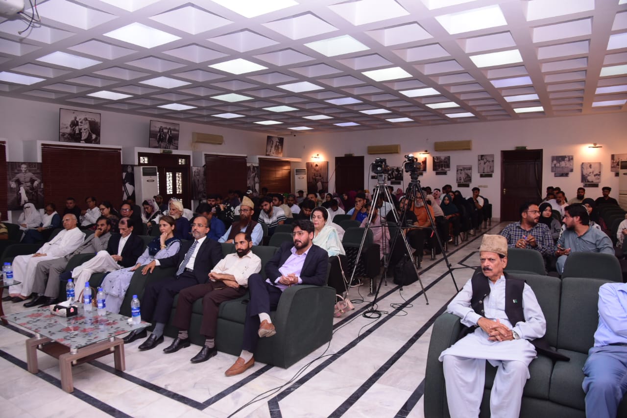 In connection with the 150th birthday celebrations of Quaid-i-Azam and 79th independence day celebrations of Pakistan, a Seminar with the title : Quaid-i-Azam aur Tasawwar Qaumi Yekjehti: was organized Jointly by Quaid-i-Azam Academy,Quaid-i-Azam Mazar Management Board in collaboration with Pakistan Study Center, University of Karachi on 05 August 2026