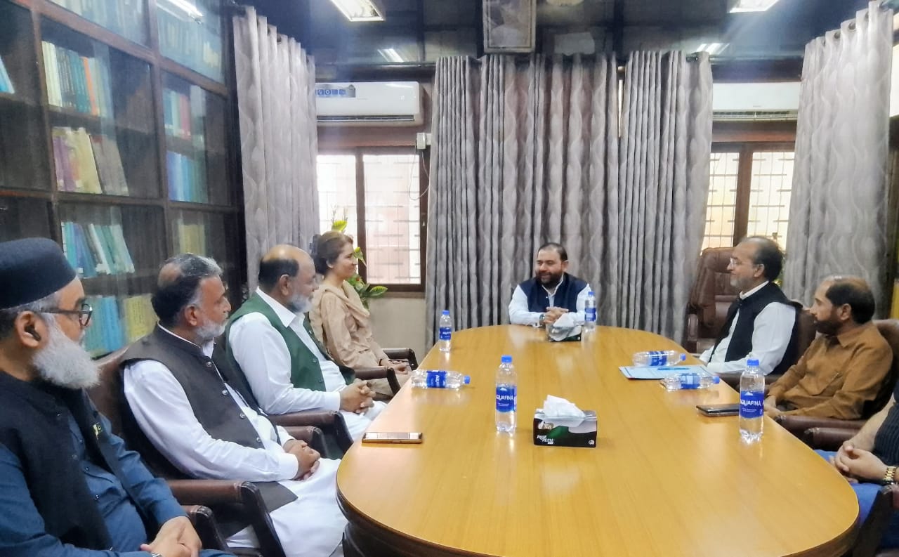 The Honorable Minister for National Heritage and Culture Division Mr. Aurangzeb Khan Khichi visited Quaid-i-Azam Academy on 19 September 2026. 